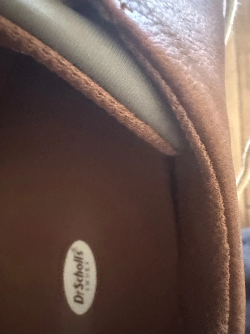 Dr. Scholl's Men's Chestnut Brown Leather Chukka Shoes Mens 9.5.